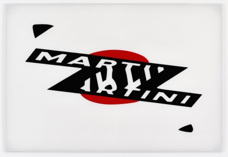 Raymond Hains , Martini, 1968, Galerie Max Hetzler