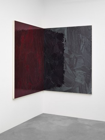 Jim Hodges, Untitled (Shadow Ruby Red/Black), 2014, Gladstone Gallery