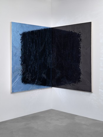 Jim Hodges, Untitled (Shadow light Blue/black), 2015, Gladstone Gallery