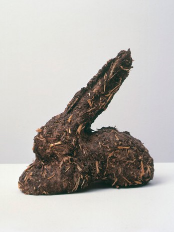 Dieter Roth,  Karnickelköttelkarnickel oder Scheisshase (Rabbit-pellets-rabbit or Shite-hare), 1972, Cahiers d'Art