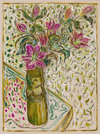 Billy Childish, Lillys in pot, 2015, Lehmann Maupin