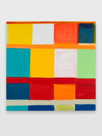 Stanley Whitney, Goya Red, 2014, Lisson Gallery