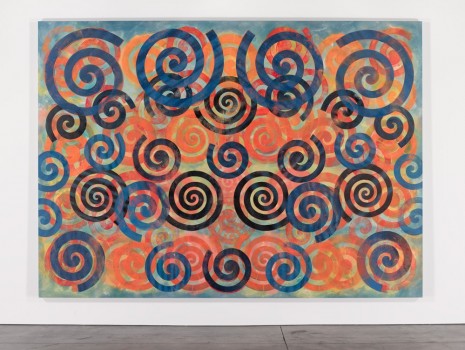 Philip Taaffe, Spiral Painting II, 2015, Galerie Patrick Seguin