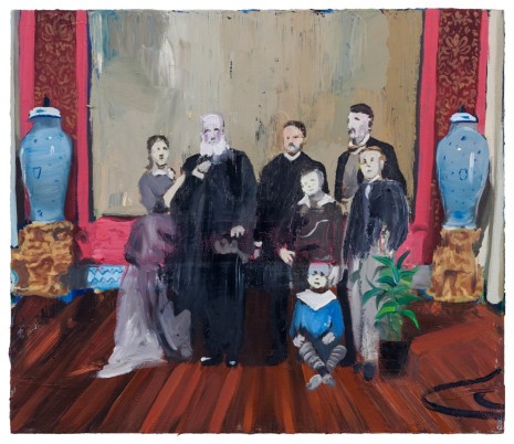 Daniel Lannes, A família imperial em interior exótico, 2015, Baró Galeria
