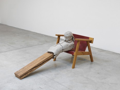 Mark Manders, Dry Figure on Chair, 2011 - 2015, Tanya Bonakdar Gallery