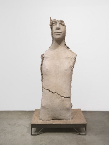 Mark Manders, Unfired Clay Torso, 2015, Tanya Bonakdar Gallery