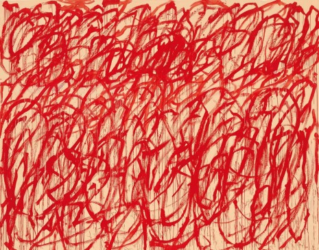 Cy Twombly, Bacchus, 2006-08, Gagosian