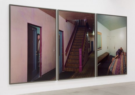Jeff Wall, Staircase & two rooms, 2014, Marian Goodman Gallery