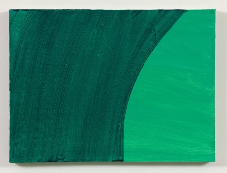 Mary Heilmann, Green Room, Turquoise Lights, 2015, 303 Gallery