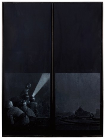 Troy Brauntuch, Untitled (Fire), 1982, Petzel Gallery