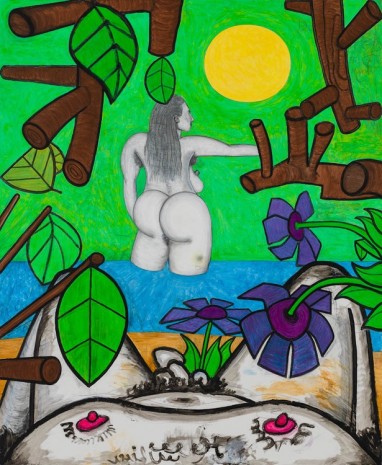 Carroll Dunham, Now and Around Here (2), 2014-2015, Gladstone Gallery