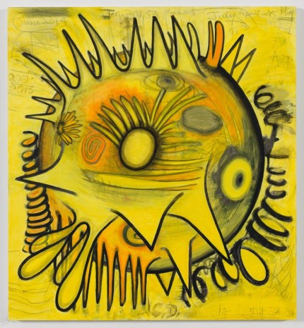Carroll Dunham, Big Bang (actual size) 3, 2013-2015, Gladstone Gallery