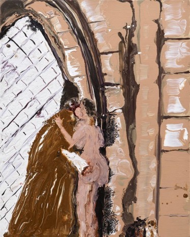 Genieve Figgis, Kissing by the Window, 2015, Almine Rech