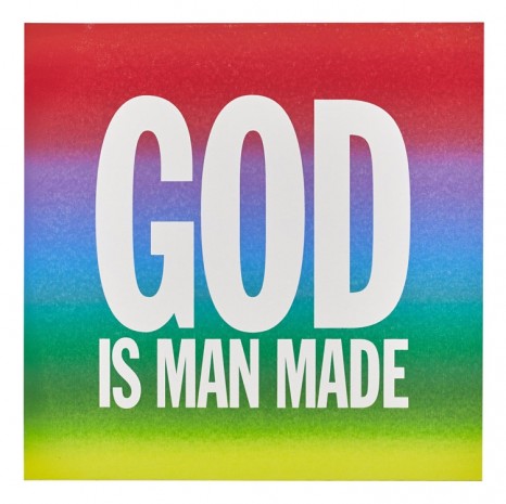 John Giorno, GOD IS MAN MADE, 2015, Almine Rech