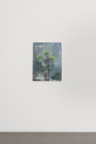 Sabine Moritz, Drei grüne Chrysanthemen (Three Green Chrysanthemum), 2015, Pilar Corrias Gallery