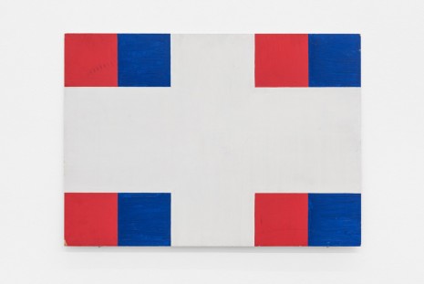 Albert Mertz, Untitled (r/b on white), 1982, Croy Nielsen