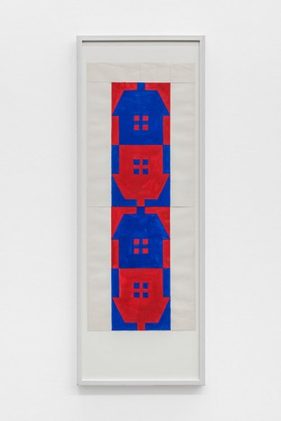 Albert Mertz, Untitled (Four houses), 1984, Croy Nielsen