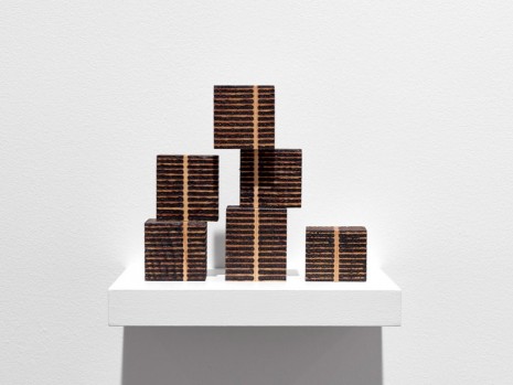 Roger Ackling, 6 Unit Stack Piece, Voewood, 1999, Ingleby Gallery