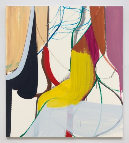 Liliane Tomasko, Yellow Leaning on Flimsy Greens, 2015, Kerlin Gallery