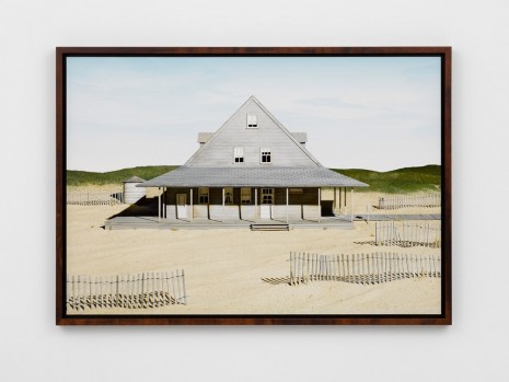James Casebere, Caffey’s Inlet Lifesaving Station (Dare County, NC), 2013, Lisson Gallery