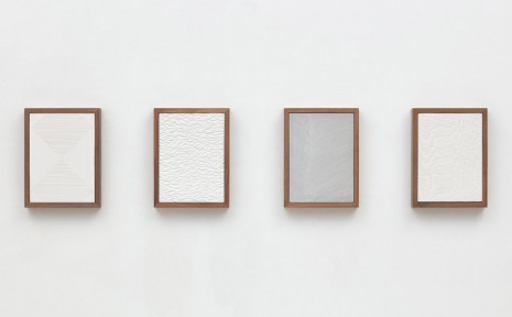 Anthony Pearson, Untitled (Four Part Etched Plaster), 2015, Marianne Boesky Gallery