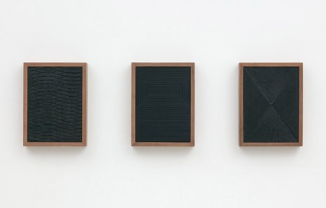 Anthony Pearson, Untitled (Etched Plaster Triptych), 2015, Marianne Boesky Gallery
