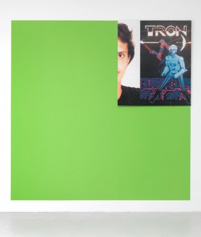 Michel Majerus, Tron 4 (grün Pantone 375), 1999, Matthew Marks Gallery