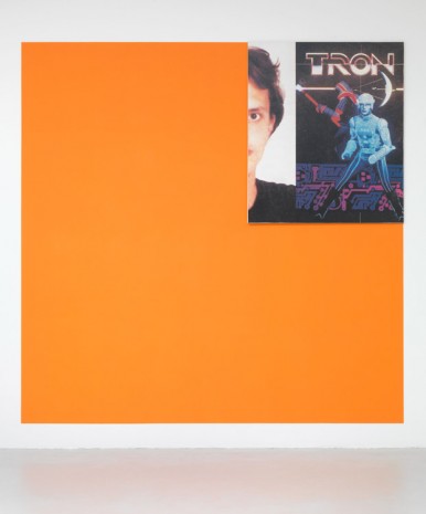 Michel Majerus, Tron 1 (orange Pantone 151), 1999, Matthew Marks Gallery