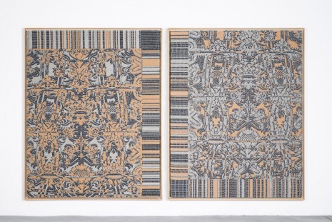 Lisa Oppenheim, Jacquard Weave (SST 211a/SST 471), 2015, Tanya Bonakdar Gallery