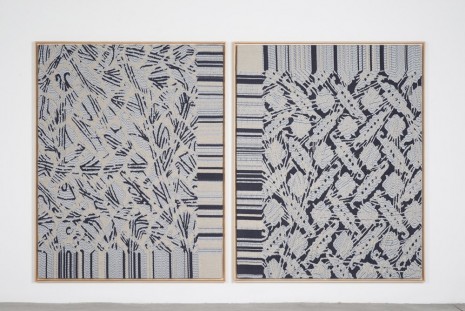 Lisa Oppenheim, Jacquard Weave (SST 223/SST 453), 2015, Tanya Bonakdar Gallery