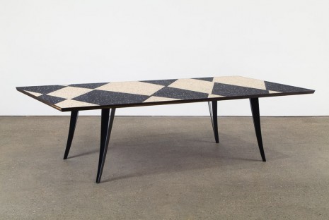 Martino Gamper, Black and White Table, 2015, Anton Kern Gallery
