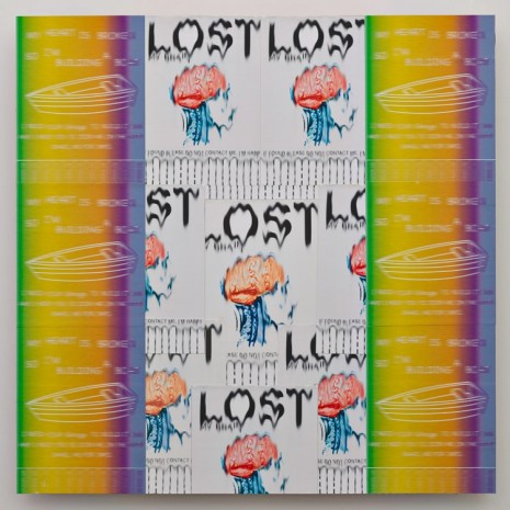 Gary Simmons, Lost, 2015, Simon Lee Gallery