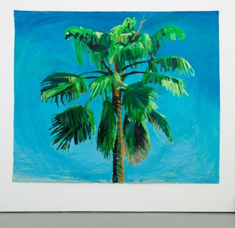 Yutaka Sone, Sky and Palm Tree Head #5, 2013, David Zwirner