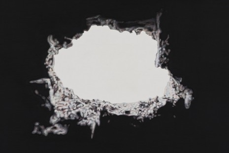 Toba Khedoori, Untitled (hole) (detail), 2013, Regen Projects