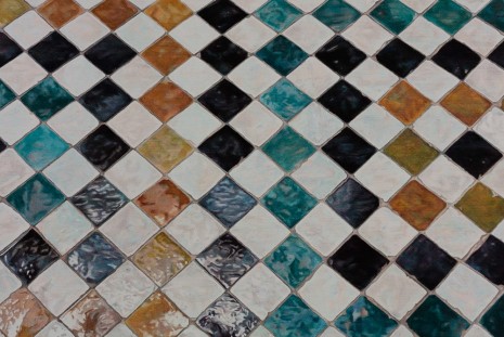Toba Khedoori, Untitled (tile) (detail), 2014, Regen Projects