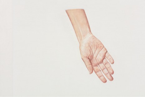 Toba Khedoori, Untitled (hand II) (detail), 2013-14, Regen Projects