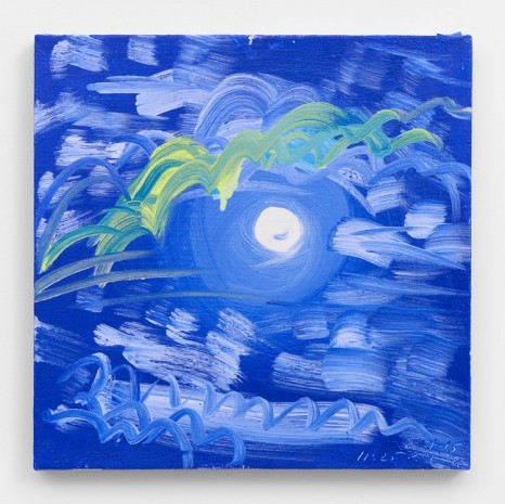 Ann Craven, Moon (Cloudy Night, Cushing, 8-1-15, 11:25PM), 2015, 2015, Maccarone