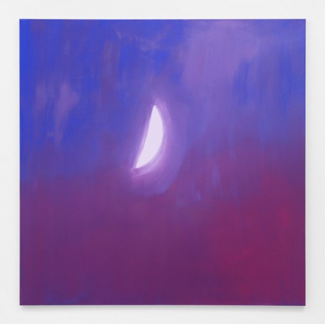 Ann Craven, Moon (Magenta Crescent), 2013, 2013, Maccarone
