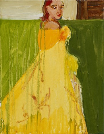 Chantal Joffe, Yellow Ballgown, 2015, Victoria Miro