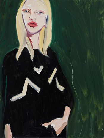 Chantal Joffe, Blonde in a Black Sweater, 2015, Victoria Miro