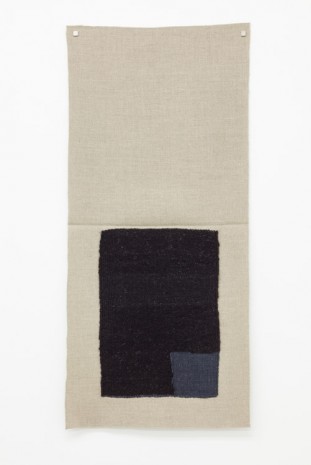 Helen Mirra, Undyed blacks, blackish blue, 2015, Galerie Nordenhake