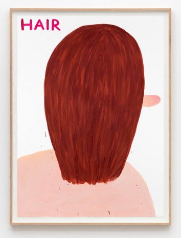 David Shrigley, Untitled (Hair), 2015, Galleri Nicolai Wallner