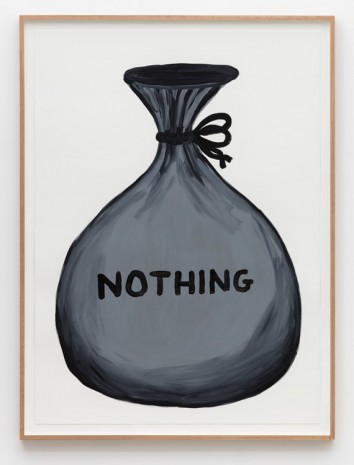 David Shrigley, Untitled (Nothing), 2015, Galleri Nicolai Wallner