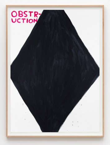 David Shrigley, Untitled (Obstruction), 2015, Galleri Nicolai Wallner