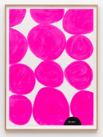 David Shrigley, Untitled (Pink dirt), 2015, Galleri Nicolai Wallner
