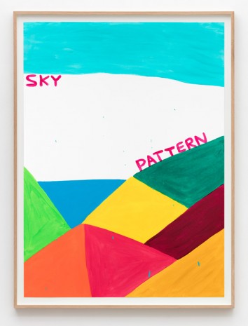 David Shrigley, Untitled (Sky pattern), 2015, Galleri Nicolai Wallner