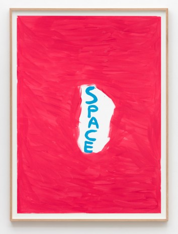 David Shrigley, Untitled (Space), 2015, Galleri Nicolai Wallner