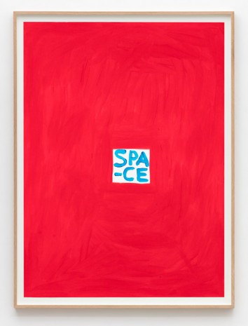 David Shrigley, Untitled (Spa-ce), 2015, Galleri Nicolai Wallner