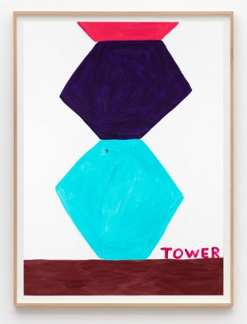 David Shrigley, Untitled (Tower), 2015, Galleri Nicolai Wallner