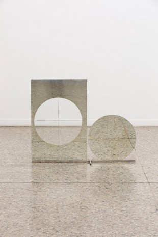 Luciano Fabro, Tondo e rettangolo, 1964, Galleria Christian Stein